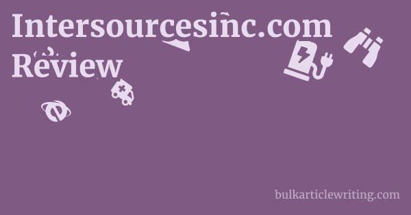 Intersourcesinc.com Review 1 by
