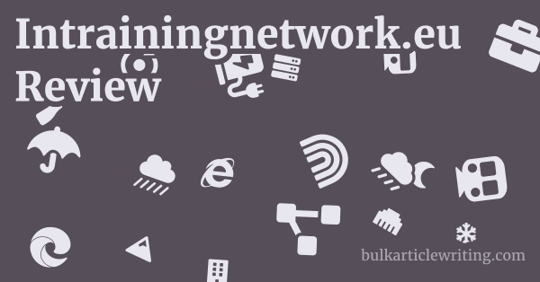 Intrainingnetwork.eu Review 1 by