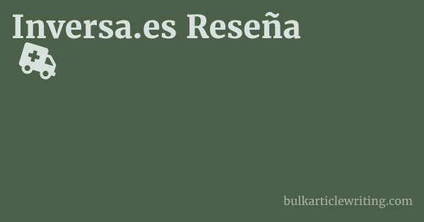 Inversa.es Reseña 1 by