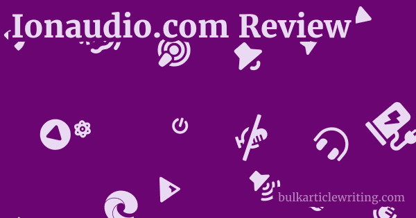 Ionaudio.com Review 1 by