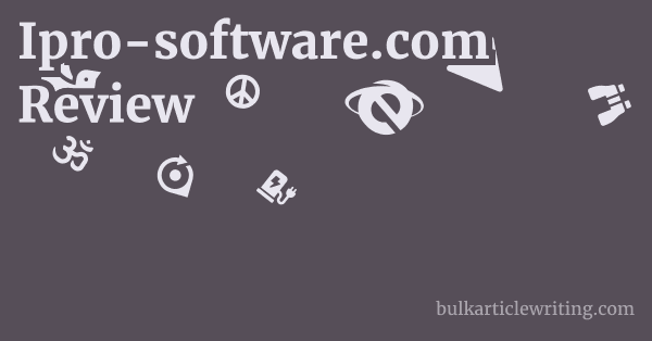 Ipro-software.com Review 1 by Partners