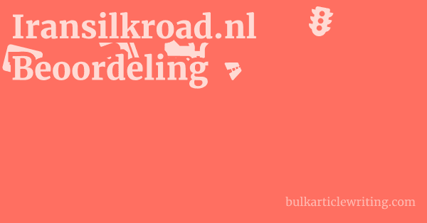 Iransilkroad.nl Beoordeling 1 by