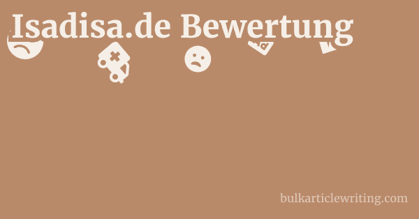 Isadisa.de Bewertung 1 by