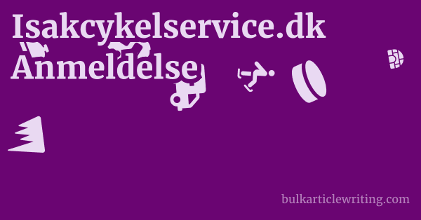 Isakcykelservice.dk Anmeldelse 1 by