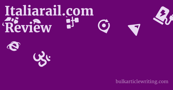 Italiarail.com Review 1 by
