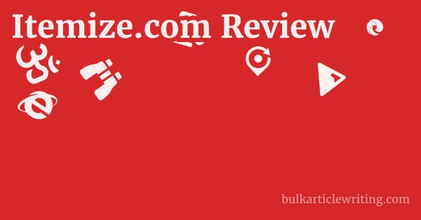 Itemize.com Review 1 by