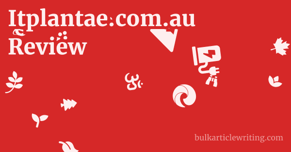 Itplantae.com.au Review 1 by Partners