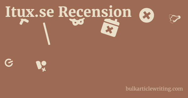 Itux.se Recension 1 by