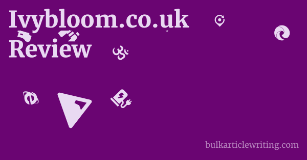 Ivybloom.co.uk Review 1 by
