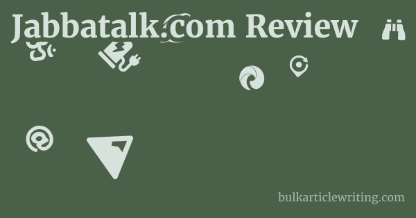 Jabbatalk.com Review 1 by Partners