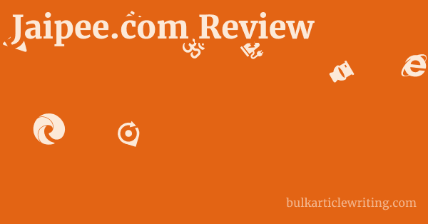 Jaipee.com Review 1 by Partners