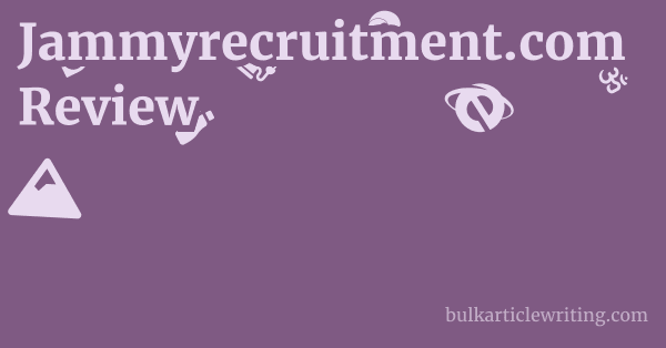 Jammyrecruitment.com Review 1 by