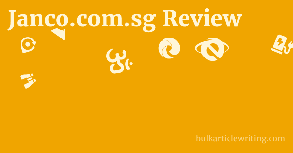 Janco.com.sg Review 1 by