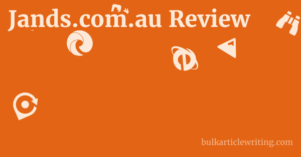 Jands.com.au Review 1 by Partners