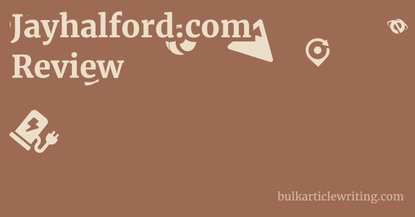 Jayhalford.com Review 1 by
