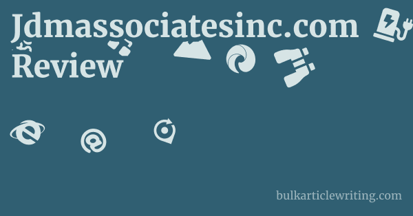 Jdmassociatesinc.com Review 1 by Partners