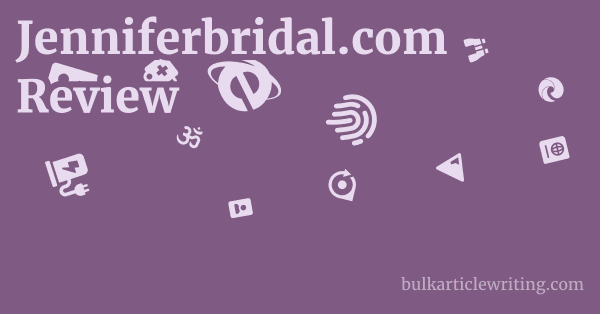 Jenniferbridal.com Review 1 by