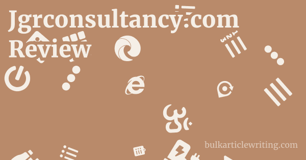 Jgrconsultancy.com Review 1 by