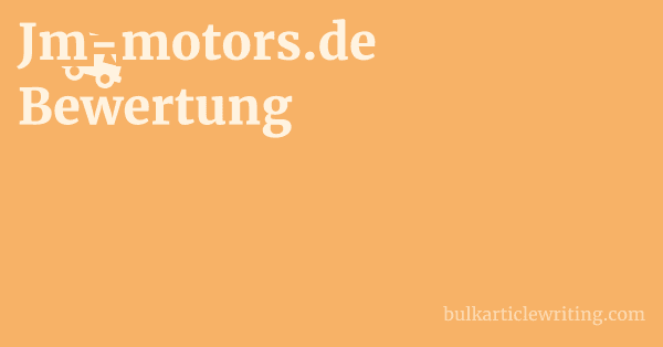 Jm-motors.de Bewertung 1 by