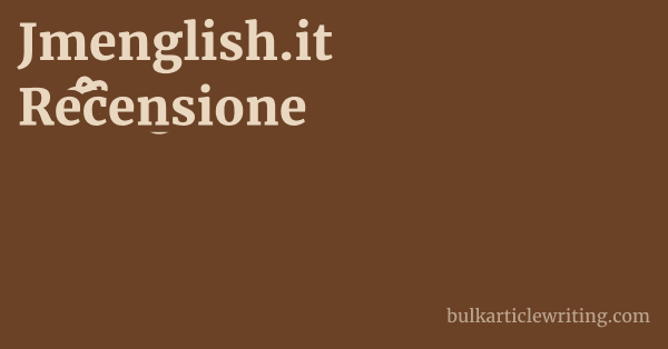 Jmenglish.it Recensione 1 by