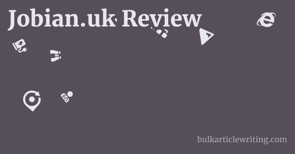 Jobian.uk Review 1 by Partners