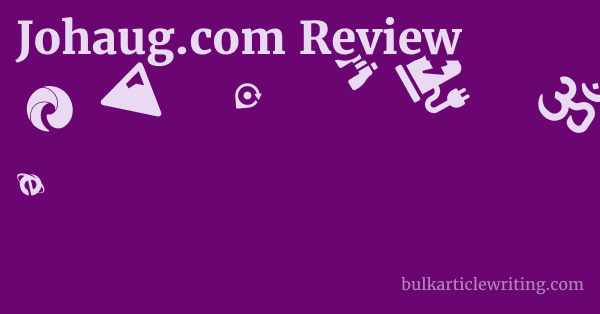 Johaug.com Review 1 by Partners
