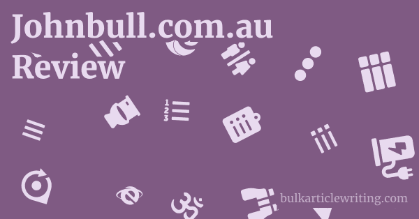 Johnbull.com.au Review 1 by