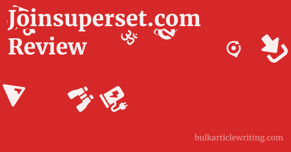 Joinsuperset.com Review 1 by