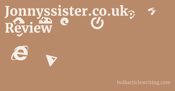 Jonnyssister.co.uk Review 1 by Partners
