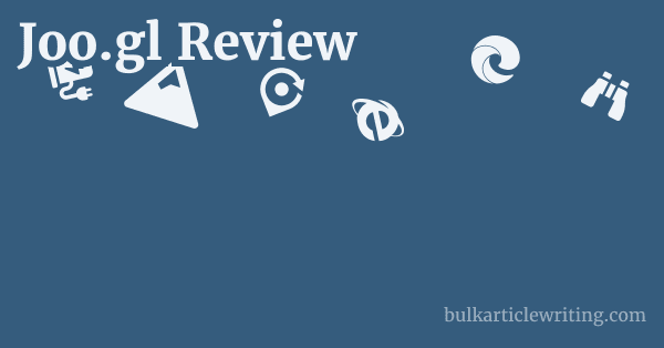 Joo.gl Review 1 by