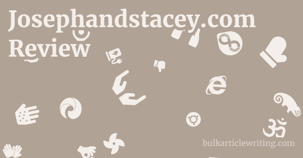 Josephandstacey.com Review 1 by
