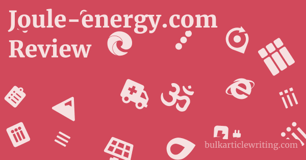 Joule-energy.com Review 1 by