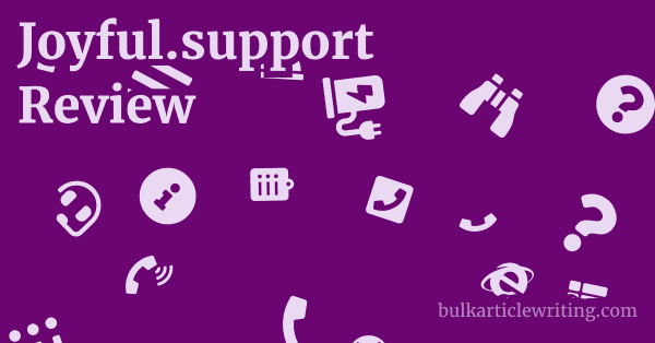 Joyful.support Review 1 by