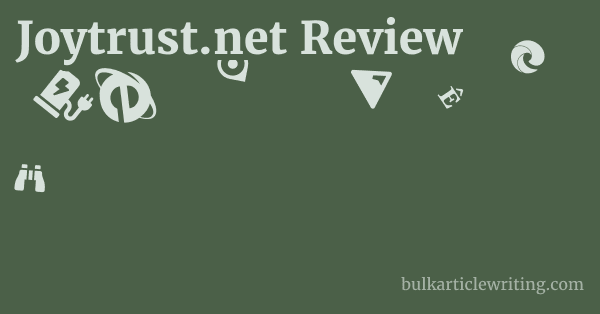 Joytrust.net Review 1 by