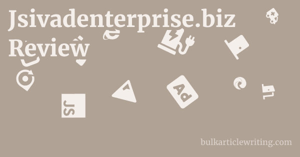 Jsivadenterprise.biz Review 1 by