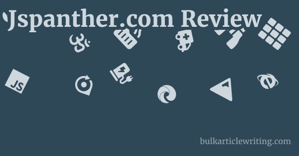 Jspanther.com Review 1 by