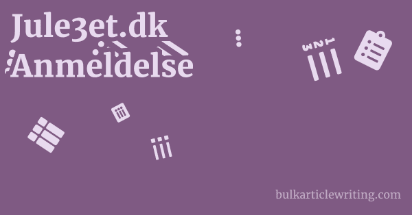 Jule3et.dk Anmeldelse 1 by Partners