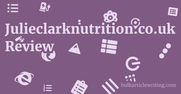 Julieclarknutrition.co.uk Review 2 by Julieclarknutrition.co.uk Review 1 by
