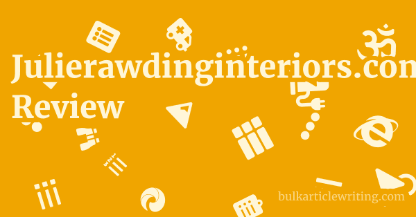 Julierawdinginteriors.com Review 1 by Partners