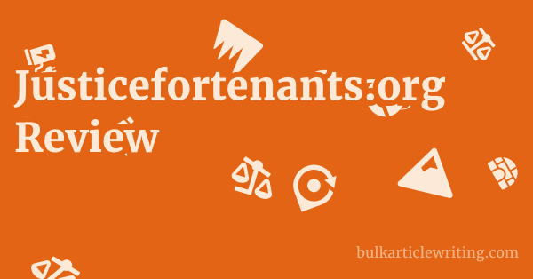 Justicefortenants.org Review 1 by Partners