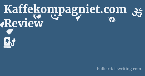 Kaffekompagniet.com Review 1 by
