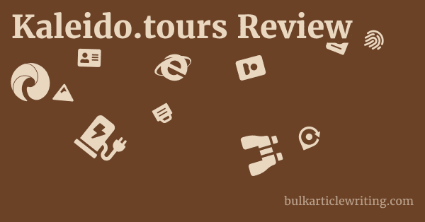 Kaleido.tours Review 1 by
