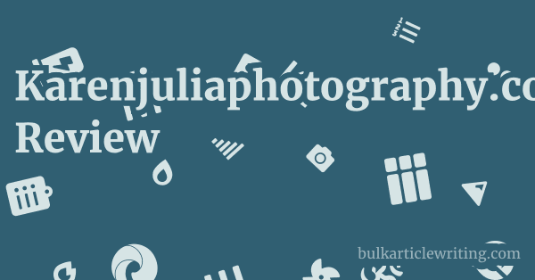 Karenjuliaphotography.com Review 1 by