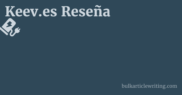 Keev.es Reseña 1 by