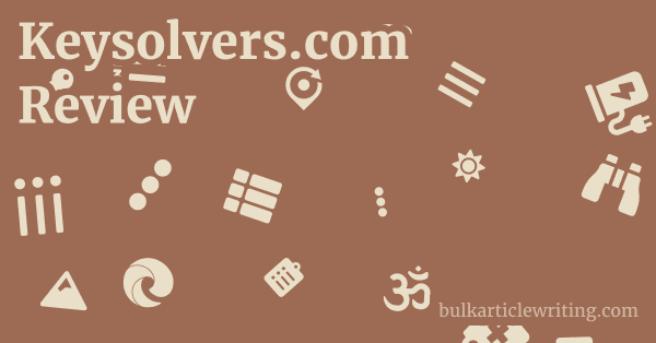 Keysolvers.com Review 1 by