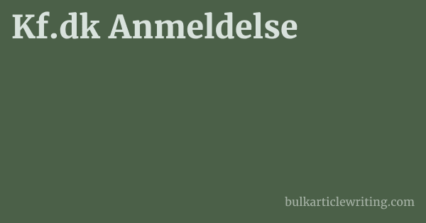 Kf.dk Anmeldelse 1 by Partners