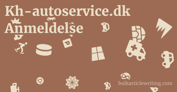 Kh-autoservice.dk Anmeldelse 1 by