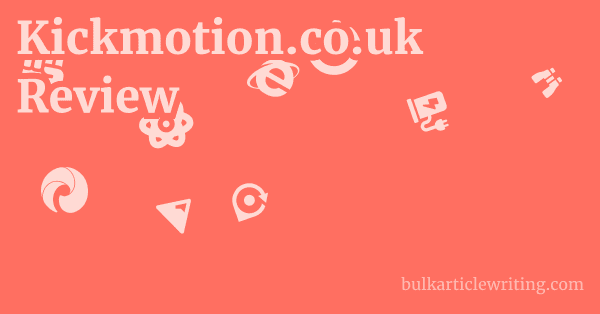Kickmotion.co.uk Review 1 by Partners