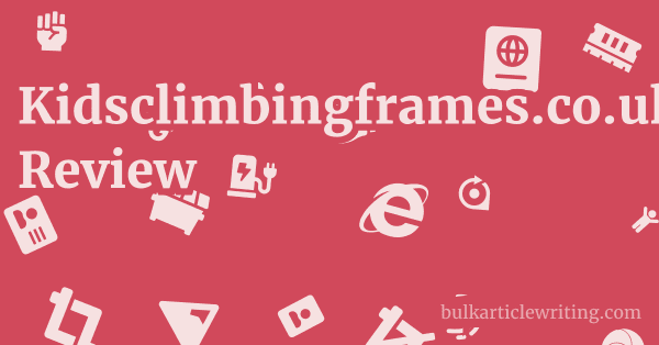 Kidsclimbingframes.co.uk Review 1 by Partners