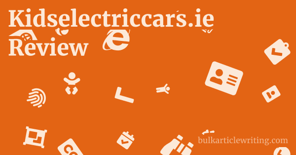 Kidselectriccars.ie Review 1 by